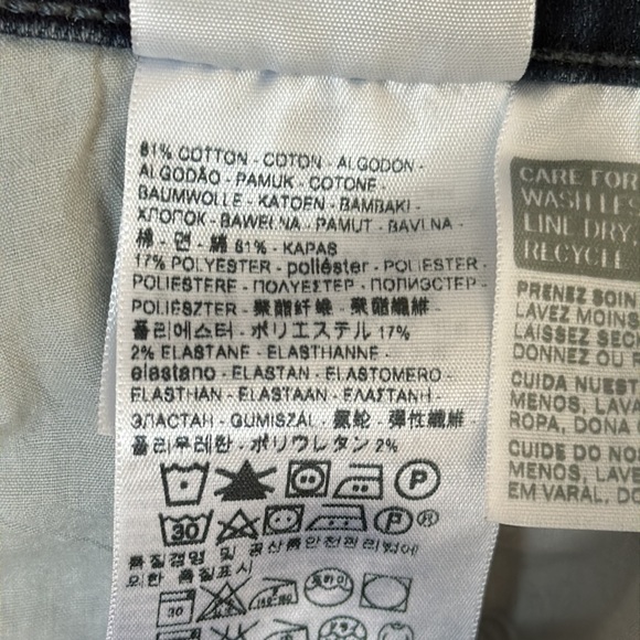 Levi’s 505 Straight Leg Dark Wash Jeans - Picture 8 of 8